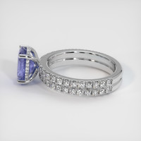 1.96 Ct. Sapphire Ring, 18K White Gold 4