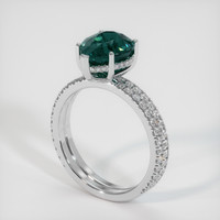5.05 Ct. Sapphire Ring, 18K White Gold 2