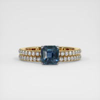 2.04 Ct. Sapphire Ring, 18K White & Yellow 1