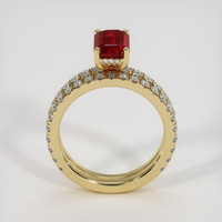 1.98 Ct. Ruby Ring, 14K Yellow Gold 3