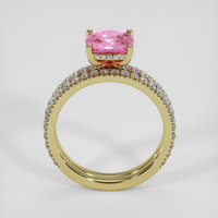 1.59 Ct. Pink Sapphire Ring, 14K Yellow Gold 3