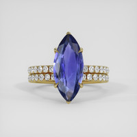 2.50 Ct. Color Change Sapphire Ring, 14K Yellow Gold 1