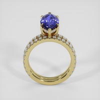 2.50 Ct. Color Change Sapphire Ring, 14K Yellow Gold 3