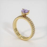 0.98 Ct. Sapphire Ring, 14K Yellow Gold 2
