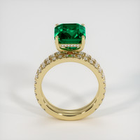 4.85 Ct. Emerald Ring, 18K Yellow Gold 3