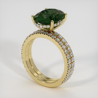 5.21 Ct. Sapphire Ring, 18K Yellow Gold 2