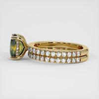 2.55 Ct. Bi Color Sapphire Ring, 18K Yellow Gold 4