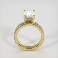 2.50 Ct. White Sapphire Ring, 18K Yellow Gold 3