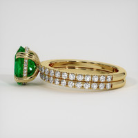 2.08 Ct. Emerald Ring, 18K Yellow Gold 4