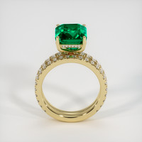 2.95 Ct. Emerald Ring, 18K Yellow Gold 3
