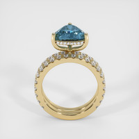 2.12 Ct. Sapphire Ring, 18K Yellow Gold 3