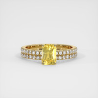 1.29 Ct. Yellow Sapphire Ring, 18K Yellow Gold 1