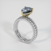 1.85 Ct. Gemstone Ring, 18K Yellow & White 2
