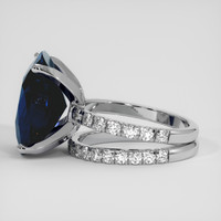 15.18 Ct. Blue Sapphire Ring, Platinum 950 4