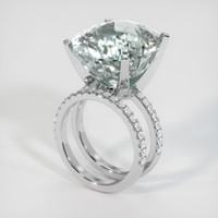 18.94 Ct. Gemstone Ring, Platinum 950 2