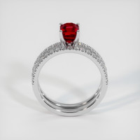 1.65 Ct. Ruby Ring, Platinum 950 3