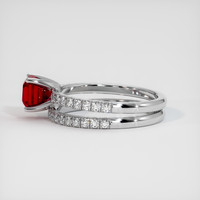 1.65 Ct. Ruby Ring, Platinum 950 4