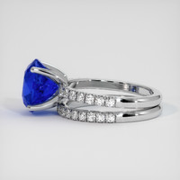 5.39 Ct. Blue Sapphire Ring, Platinum 950 4