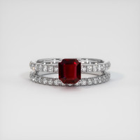 1.03 Ct. Ruby Ring, Platinum 950 1