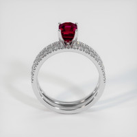 1.03 Ct. Ruby Ring, Platinum 950 3