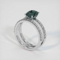 1.51 Ct. Sapphire Ring, Platinum 950 2