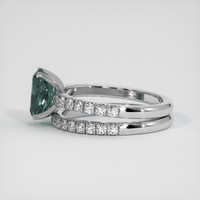 1.51 Ct. Sapphire Ring, Platinum 950 4