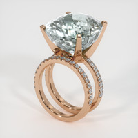 18.94 Ct. Gemstone Ring, 14K Rose Gold 2