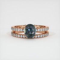 1.70 Ct. Sapphire Ring, 14K Rose Gold 1