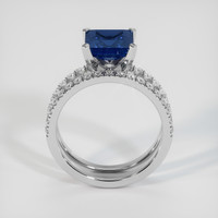2.13 Ct. Sapphire Ring, 14K White Gold 3