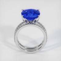 10.19 Ct. Sapphire Ring, 14K White Gold 3