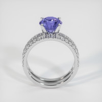 2.55 Ct. Sapphire Ring, 18K White Gold 3