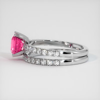1.19 Ct. Sapphire Ring, 18K White Gold 4