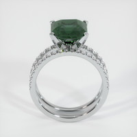 6.02 Ct. Sapphire Ring, 18K White Gold 3