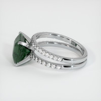 6.02 Ct. Sapphire Ring, 18K White Gold 4