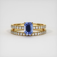 1.34 Ct. Sapphire Ring, 14K Yellow Gold 1
