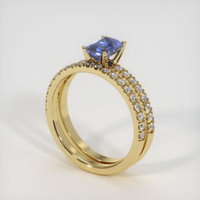 1.34 Ct. Sapphire Ring, 14K Yellow Gold 2