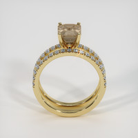 2.51 Ct. Brown Sapphire Ring, 14K Yellow Gold 3