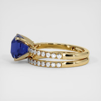 3.22 Ct. Sapphire Ring, 18K Yellow Gold 4