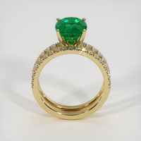 2.52 Ct. Emerald Ring, 18K Yellow Gold 3