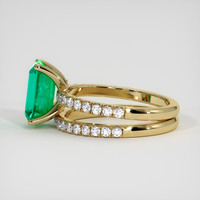 1.93 Ct. Emerald Ring, 18K Yellow Gold 4