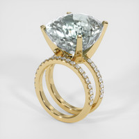 18.94 Ct. Gemstone Ring, 18K Yellow Gold 2