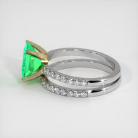 1.60 Ct. Emerald Ring, 18K Yellow & White 4