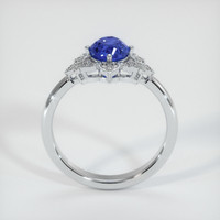 1.04 Ct. Blue Sapphire Ring, Platinum 950 3