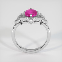 2.14 Ct. Pink Sapphire Ring, Platinum 950 3