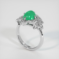 2.78 Ct. Emerald Ring, Platinum 950 2