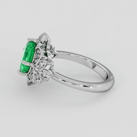 1.92 Ct. Emerald Ring, Platinum 950 4