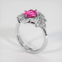 2.09 Ct. Pink Sapphire Ring, Platinum 950 2