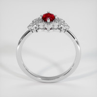 0.55 Ct. Ruby Ring, Platinum 950 3