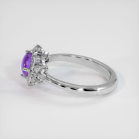 1.71 Ct. Purple Sapphire Ring, Platinum 950 4