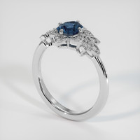 1.27 Ct. Sapphire Ring, Platinum 950 2